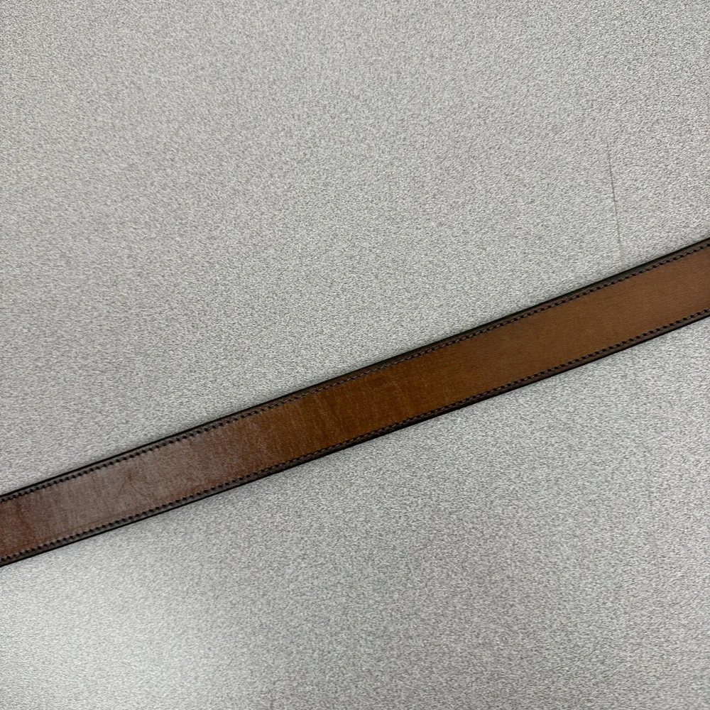 Chacon Leather Belt 36 Mens Brown Classic Casual Western 1.25in *No Buckle*
